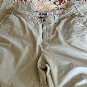 Mens Columbia Sportswear pants EUC tan 36/32
